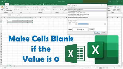 how to create empty cell in excel