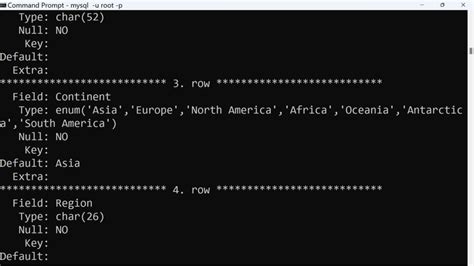 how to create enum data type in mysql