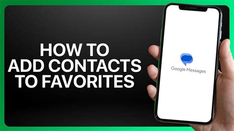how to create favorites in google messages