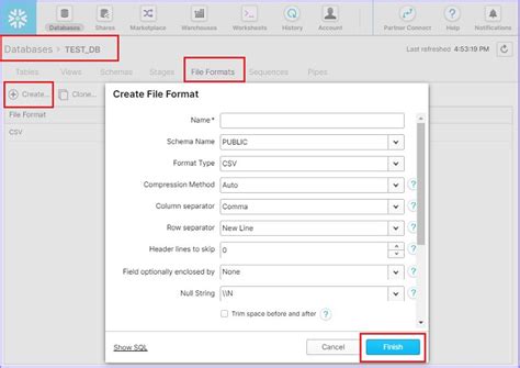How To Create File Format