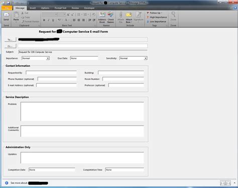 How To Create Outlook Email Template With Fillable Fields