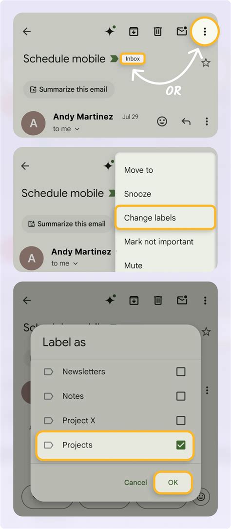 how to create folders in gmail on android phone 2025