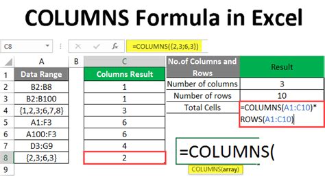 how to create formula in excel for column