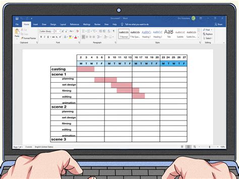 how to create gantt chart in excel for project