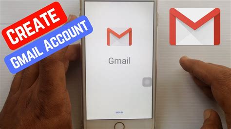 how to create gmail on iphone