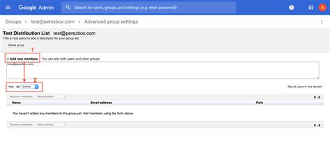 how to create google distribution list