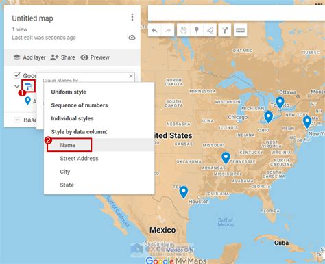 how to create google map from excel
