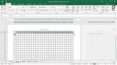 How To Create Graph Paper Using Excel