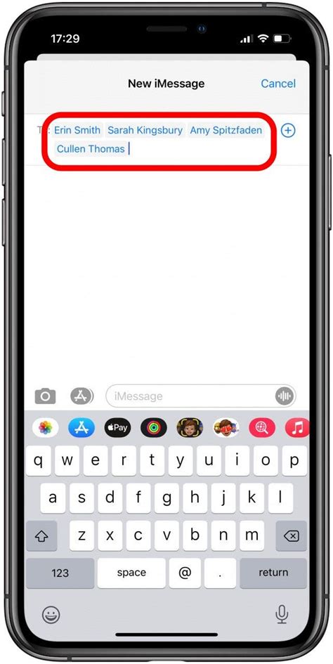 how to create group chat on iphone