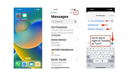 how to create group text on apple iphone