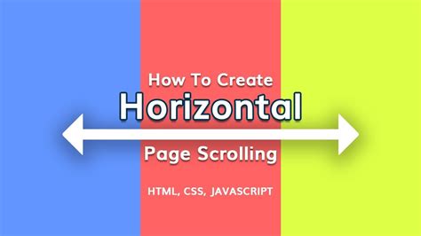 How To Create Horizontal Scrolling Image In Html