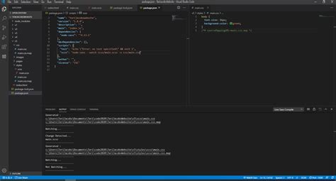 how to create html and css file in vs code