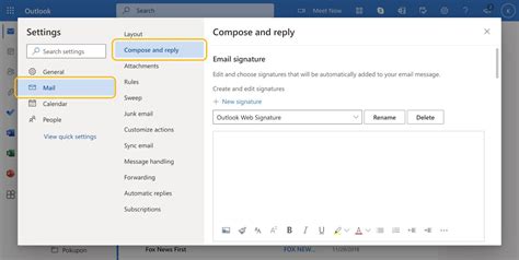 how to create html signature in outlook mac