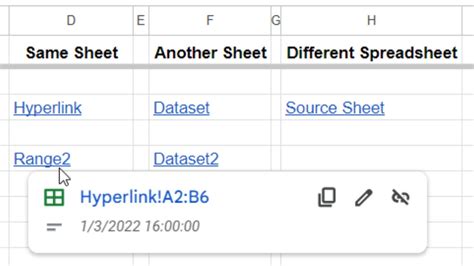 how to create hyperlinks in google sheets