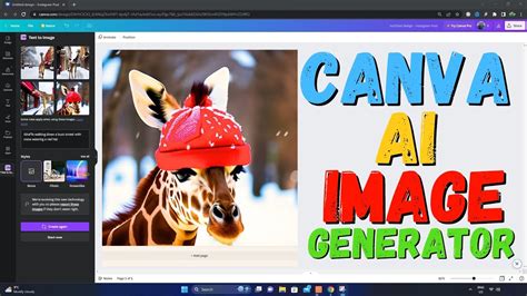 how to create image in canva using ai