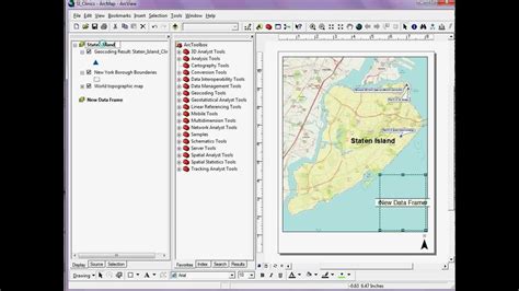 how to create inset map in arcmap