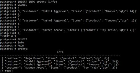 How To Create Json File In Postgresql