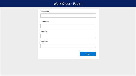 how to create login form in power apps