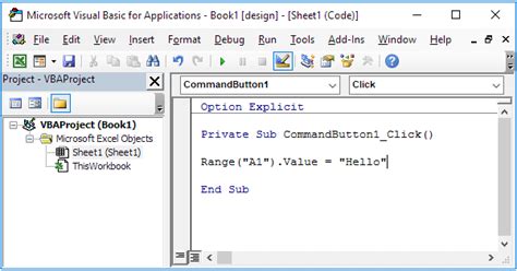how to create macro in excel with vba