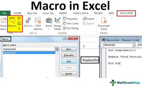 how to create macros in excel vba