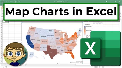 how to create map in excel sheet