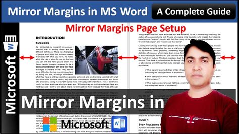 How To Create Mirror Page In Word