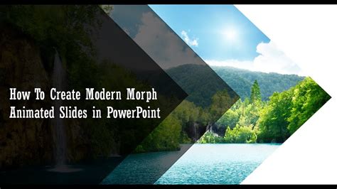 How To Create Modern Morph Animated Slides In Powerpoint - Youtube