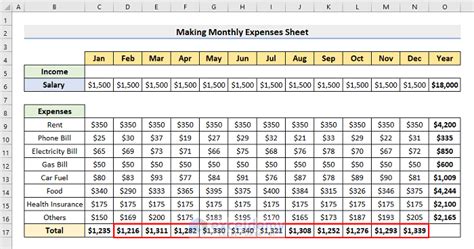 how to create month wise sheet in excel