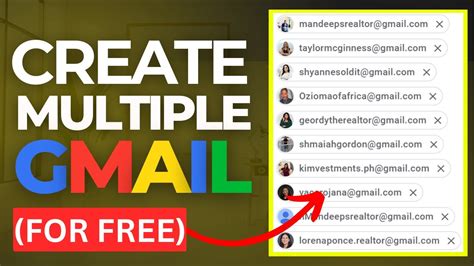 how to create multiple email id without phone number