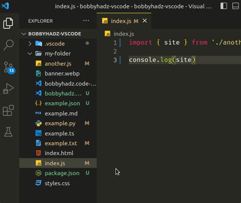 how to create multiple folders in vs code