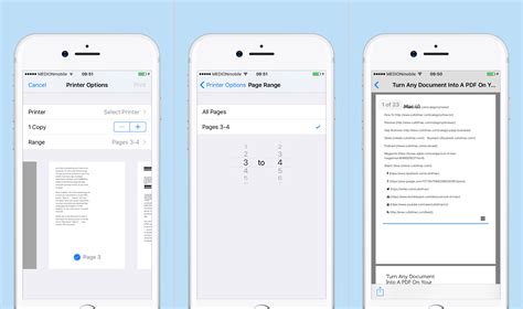 how to create multiple page pdf on iphone
