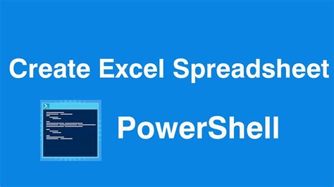 How To Create Multiple Sheets In Excel Using Powershell