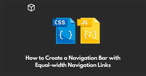 How To Create Navigation Links In