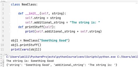 how to create new class object in python