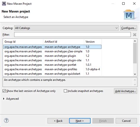 how to create new maven java project in eclipse