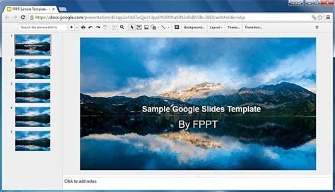 how to create new template in google slides