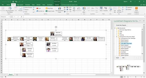 how to create org chart from excel data