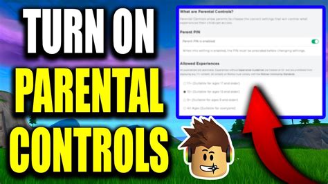 how to create parental controls on roblox