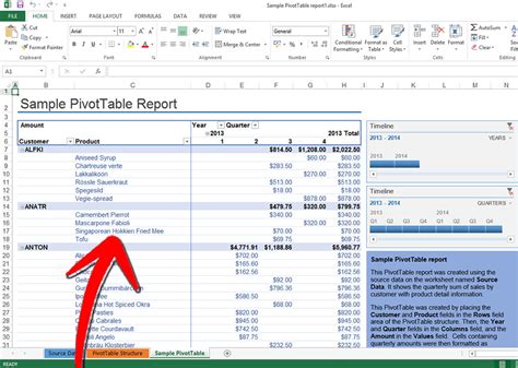 Create Pivot Table Excel
