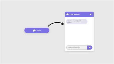 how to create popup chat window in html