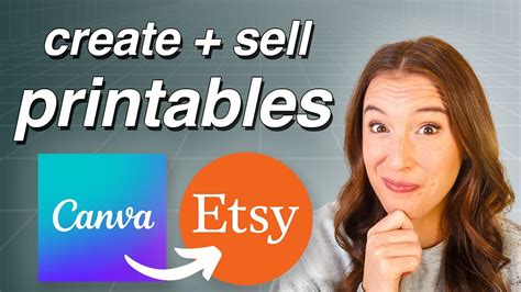 How to Create Printables in Canva to SELL ON ETSY YouTube