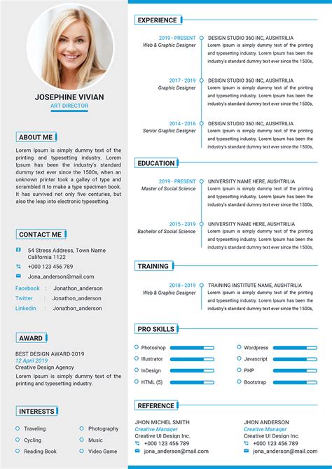 how to create professional cv in word