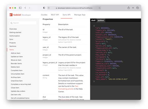 how to create python api documentation