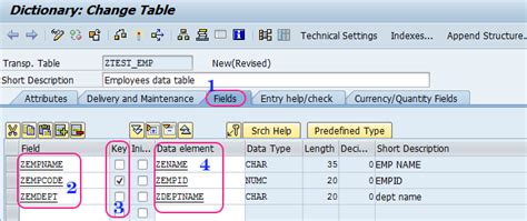 how to create range table in se11 sap abap