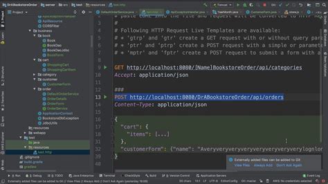 how to create rest api in java using intellij