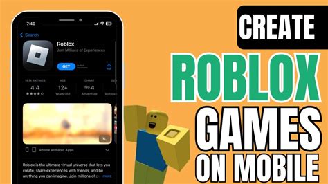 how to create roblox games on mobile