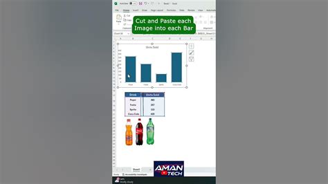 how to create rounded bar charts in excel