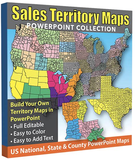 how to create sales territory map in powerpoint