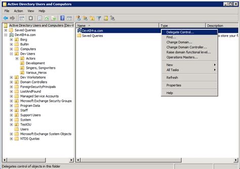 how to create service account in active directory