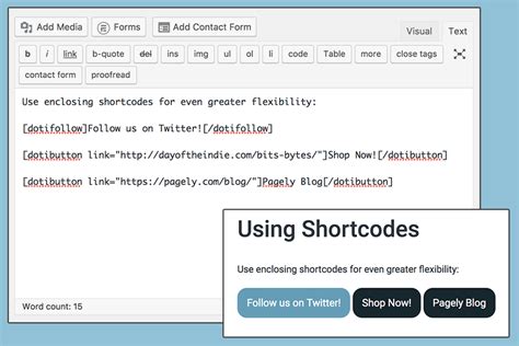 how to create shortcode for widget in wordpress